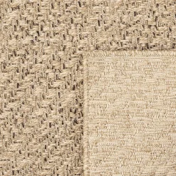 Tapis Kansas extérieur intérieur cercle - Nature - 80 x 250 cm