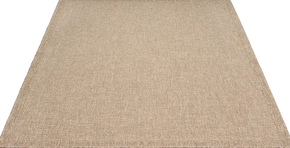 Tapis Kansas extérieur intérieur uni - Nature - 120 x 170 cm