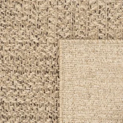 Tapis Kansas extérieur intérieur uni - Nature - 60 x 90 cm