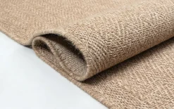 Tapis Kansas extérieur intérieur uni - Nature - 160 x 230 cm