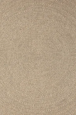Tapis Kansas extérieur intérieur cercle - Nature - 160 x 230 cm