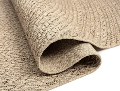Tapis Kansas extérieur intérieur cercle - Nature - 160 x 230 cm
