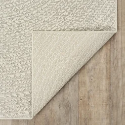 Tapis Kansas extérieur intérieur cercle - Crème - 160 x 160 cm