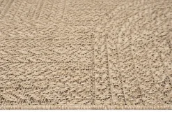 Tapis Kansas extérieur intérieur arc - Nature - 80 cm Ronde