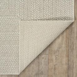 Tapis Kansas extérieur intérieur uni - Crème - 160 x 230 cm