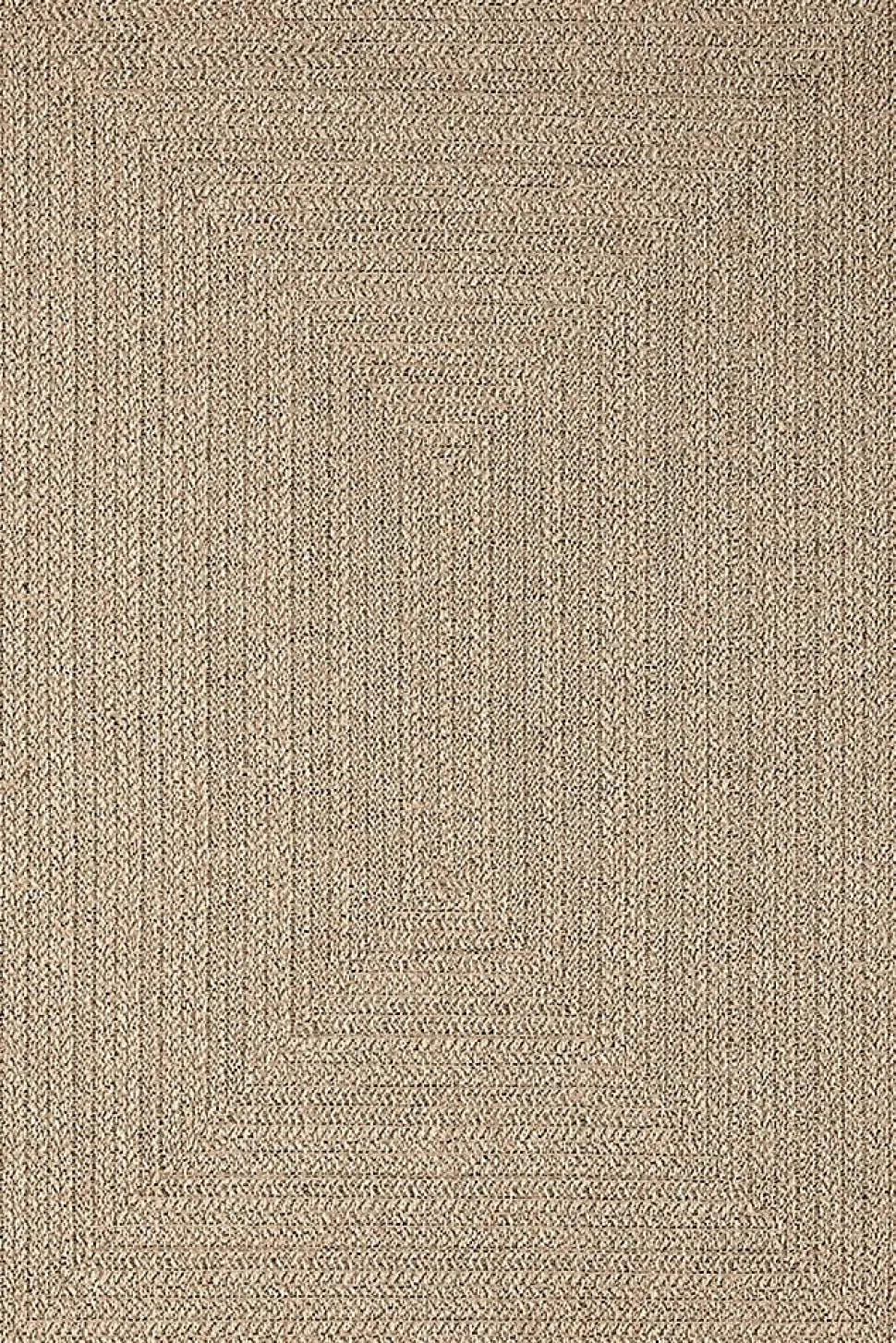 Tapis Kansas extérieur intérieur uni - Nature - 160 x 230 cm