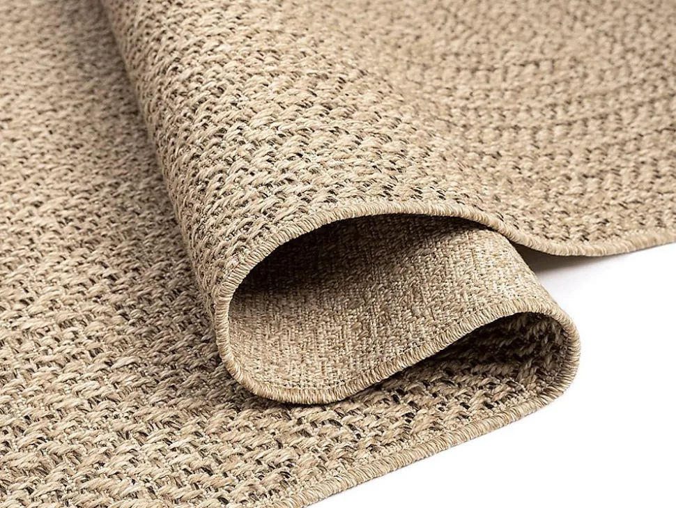 Tapis Kansas extérieur intérieur uni - Nature - 160 x 230 cm