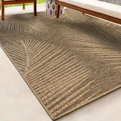 Tapis Kansas extérieur intérieur design - Nature - 140 x 200 cm