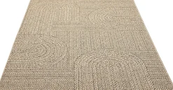Tapis Kansas extérieur intérieur arc - Nature - 240 x 340 cm