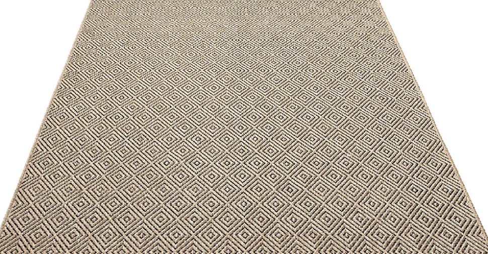Tapis Kansas extérieur intérieur jute - Nature - 120 x 170 cm