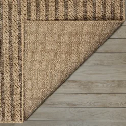 Tapis Kansas extérieur intérieur arc moderne - Nature - 60 x 90 cm