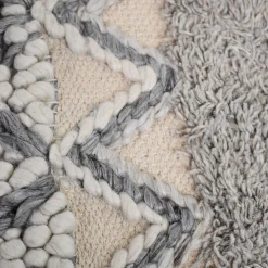 Tapis kilim fait à la main motif ethnique ESPARIA, Beige ,marron