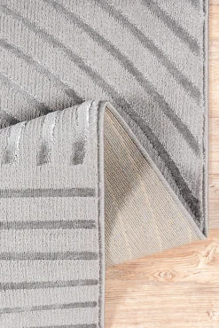 Tapis Knight 3D moderne brillants, Gris, 160 x 230 cm
