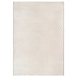 Tapis Knight 3D moderne brillants, Beige, 160 x 230 cm