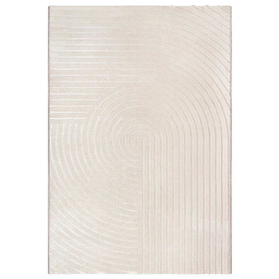 Tapis Knight 3D moderne brillants, Beige, 160 x 230 cm
