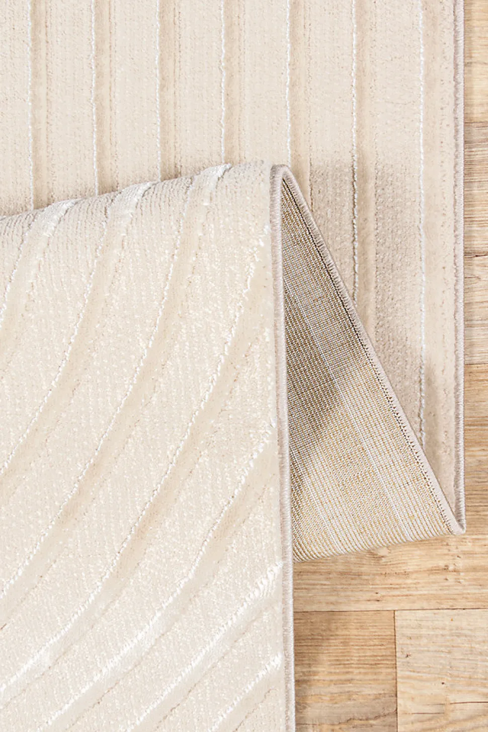 Tapis Knight 3D moderne brillants, Beige, 160 x 230 cm