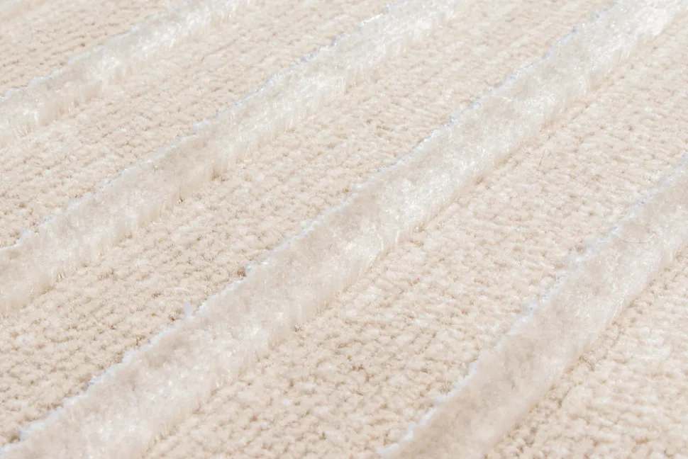 Tapis Knight 3D moderne brillants, Beige, 160 x 230 cm