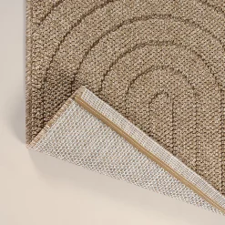 Tapis Kos extérieur moderne arc, Nature, 200 x 280 cm