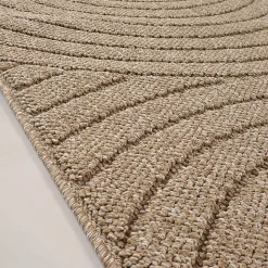 Tapis Kos extérieur moderne arc, Nature, 240 x 340 cm