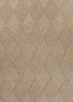 Tapis Kos extérieur moderne losange, Nature, 200 x 280 cm