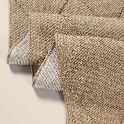 Tapis Kos extérieur moderne losange, Nature, 200 x 280 cm