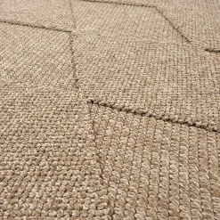 Tapis Kos extérieur moderne losange, Nature, 200 x 280 cm