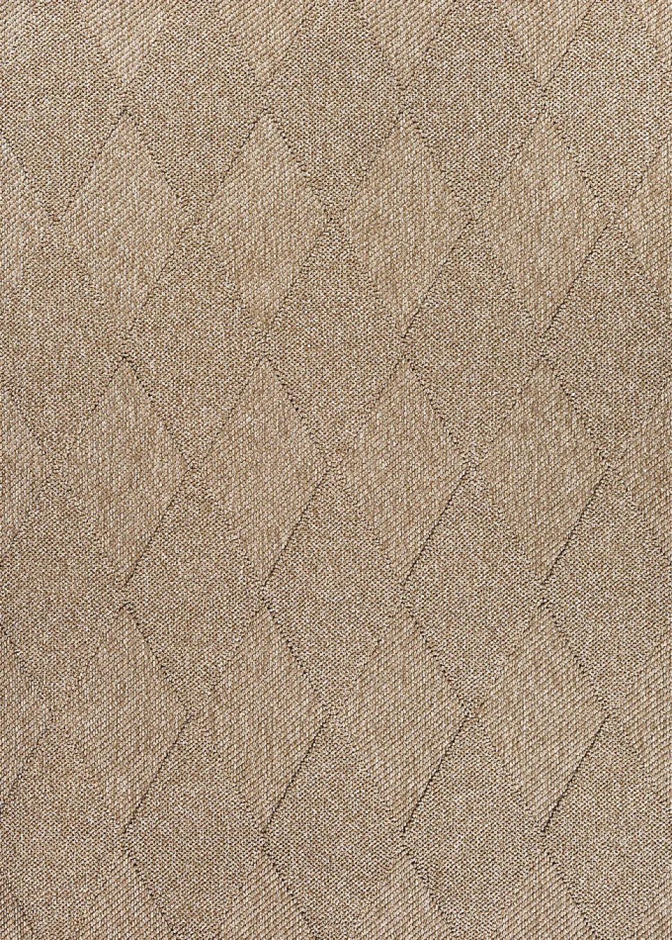 Tapis Kos extérieur moderne losange, Nature, 120 x 160 cm