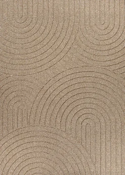 Tapis Kos extérieur moderne arc, Nature, 120 x 160 cm