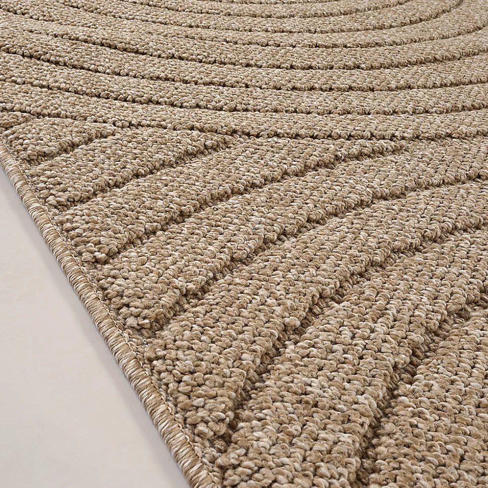 Tapis Kos extérieur moderne arc, Nature, 80 x 150 cm