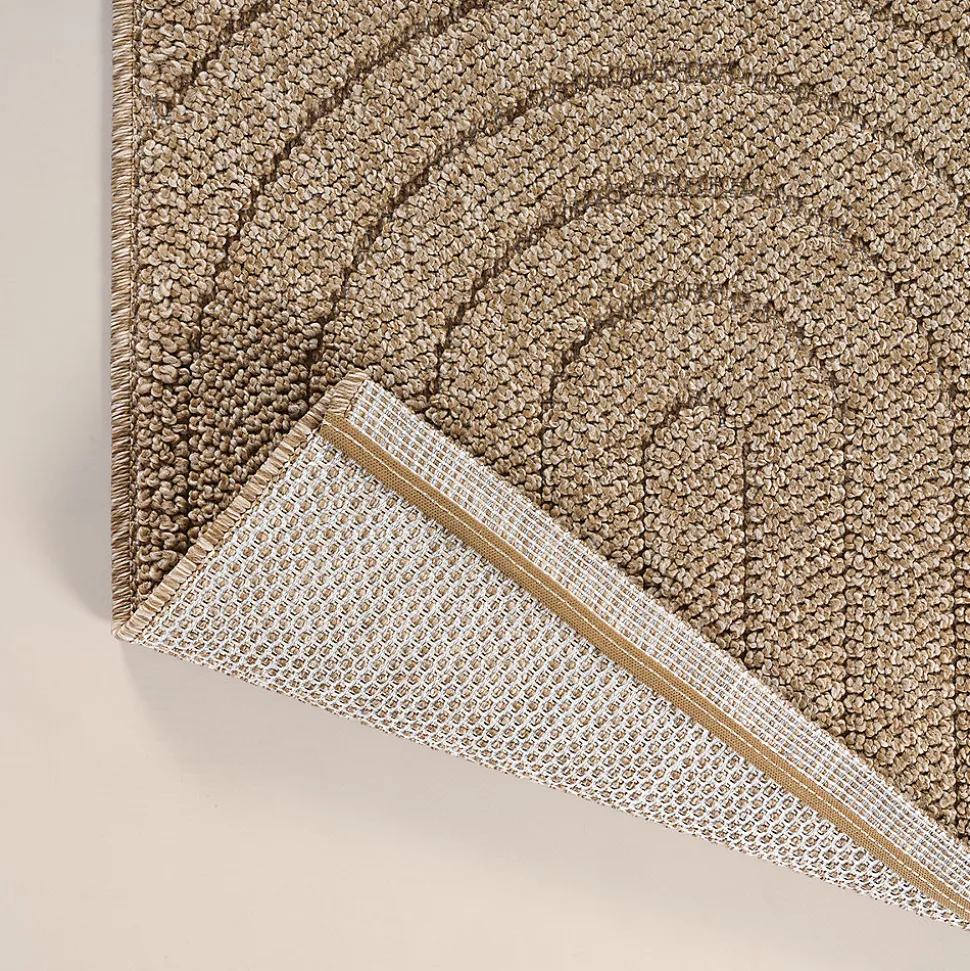 Tapis Kos extérieur moderne arc, Nature, 80 x 150 cm