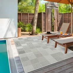 Tapis Lagos extérieur géométrique, Multi, 160 x 230 cm