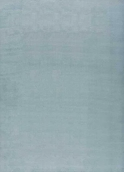Tapis lavable antidérapant ATTICGO bleu rectangulaire uni 200x290 cm LOFT