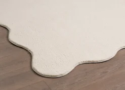 Tapis lavable antidérapant - beige - 160 x 220 cm - RELAX