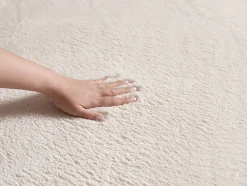 Tapis lavable antidérapant - beige - 160 x 220 cm - RELAX
