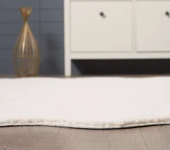 Tapis lavable antidérapant - beige - 120 x 160 cm - RELAX