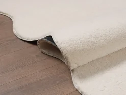 Tapis lavable antidérapant - beige - 120 x 160 cm - RELAX