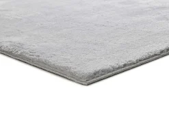 Tapis lavable antidérapant ATTICGO argent rectangulaire uni 160x230 cm LOFT