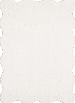 Tapis lavable antidérapant - crème - 140 x 200 cm - RELAX