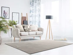 Tapis lavable antidérapant ATTICGO pierre rectangulaire uni 160x230 cm LOFT