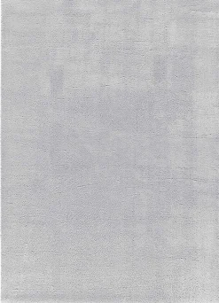 Tapis lavable antidérapant ATTICGO argent rectangulaire uni 80x150 cm LOFT