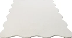 Tapis lavable antidérapant - crème - 160 x 220 cm - RELAX