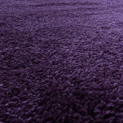 Tapis longs poils shaggy tissé motif uni UNI B, Violet