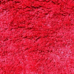 Tapis longs poils shaggy fait main motif uni LUXE, fuchsia