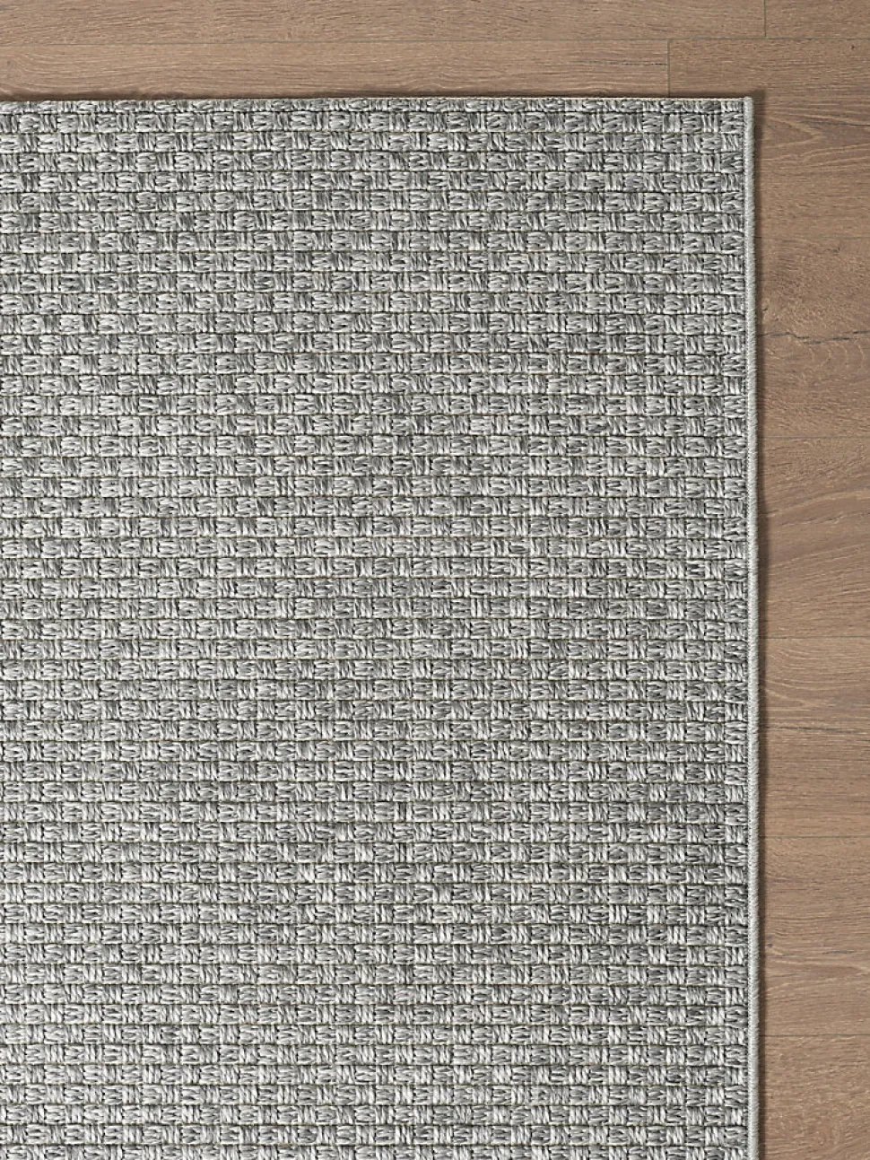 Tapis Maldives extérieur design boho, Gris, 140 x 200 cm