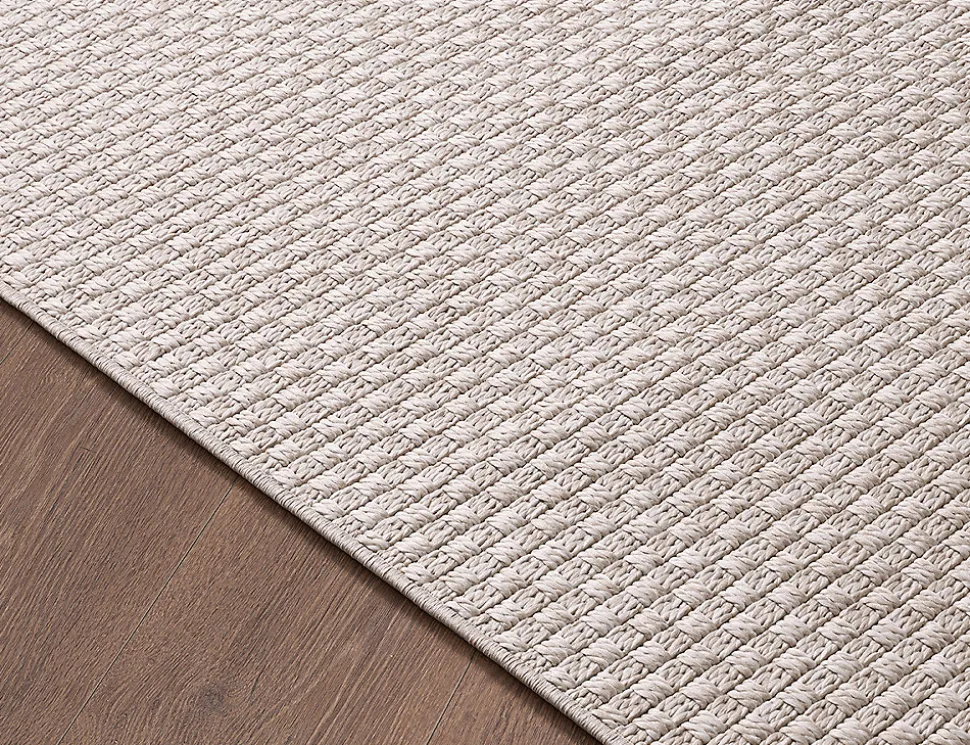 Tapis Maldives extérieur design boho, Beige, 80 x 150 cm