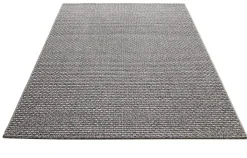 Tapis Maldives extérieur design boho, Gris, 80 x 250 cm