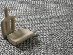 Tapis Maldives extérieur design boho, Gris, 80 x 250 cm