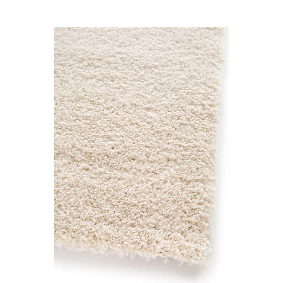 Tapis Manzo GoodHome blanc L.230 x L.160 cm