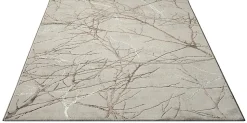 Tapis Mila brillant, nature, Crème, 160 x 230 cm