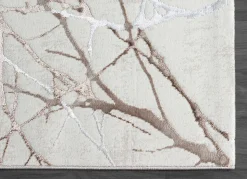 Tapis Mila brillant, nature, Crème, 160 x 230 cm